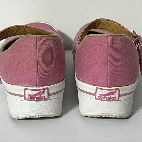 Dansko Valerie Pink Canvas Mary Jane Shoes - Picture 5 of 6